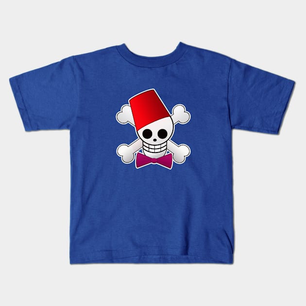 Doctor Who Pirate Flag Kids T-Shirt by JoWS